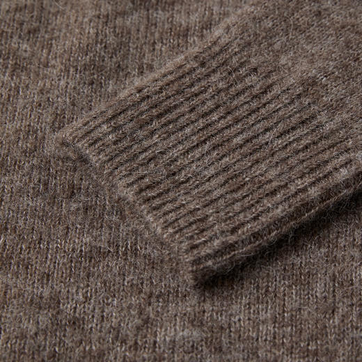 ROMI STUDIO“温柔已至”羊驼毛秋冬一字领软糯毛织上衣RWCASZ4684 商品图3