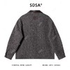 5574SDSA男士秋冬新款痞帅男装港风复古拼接撞色翻领夹克时尚百搭外套 商品缩略图5