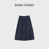 ROMI STUDIO“日式复古”全棉盐缩柔软蓬纸质纹理半身裙 RWCAX66443 商品缩略图1