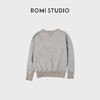 ROMI STUDIO“美式灰调”100%棉倒三角拼接轻暖套头卫衣RWCASU5942 商品缩略图4
