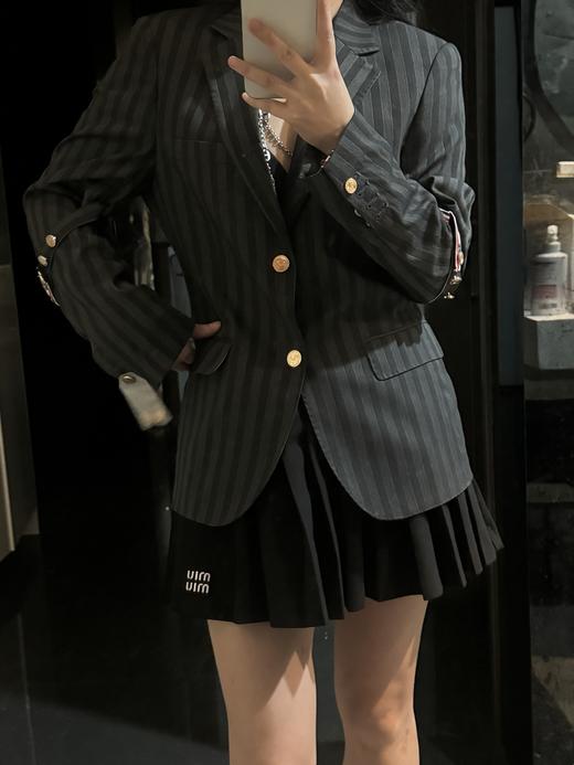 T&B袖箍条纹羊毛西装外套 商品图8