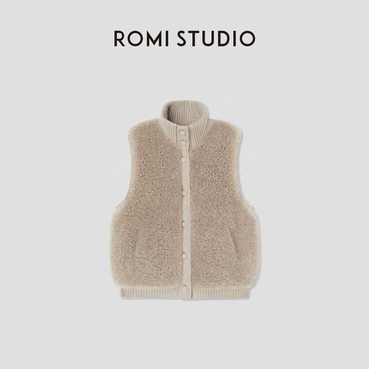 ROMI STUDIO"奢贵本色"山羊绒皮毛一体老钱马甲皮草RWBWWY1468 商品图2