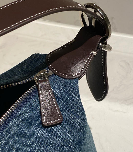 prad*牛仔腋下包中古包Hobo bag！ 商品图5