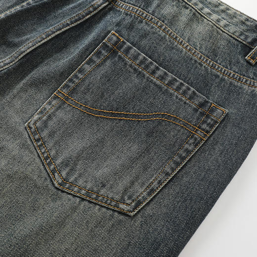 gxg.jeans男装2025秋款男士直筒牛仔长裤经典水洗舒适日常休闲百搭长裤男K&C 商品图6