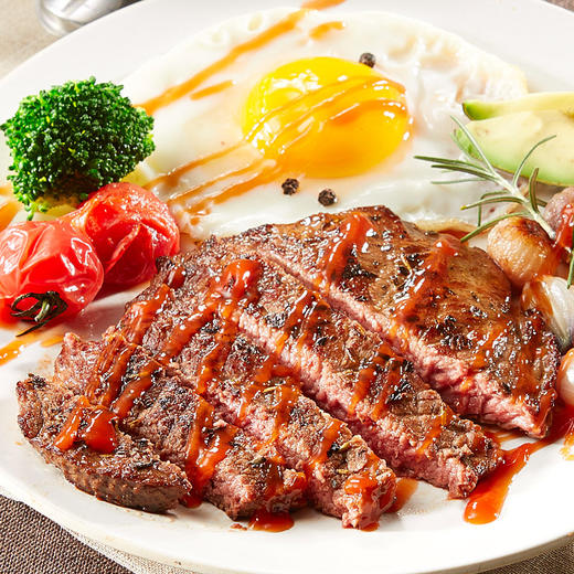 赤豪 草饲36个月精养 安格斯无拼接整切西冷沙朗100克*8（送刀叉+胡椒+海盐碎） 商品图4