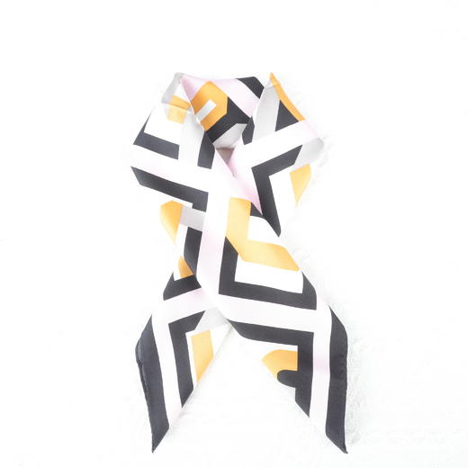 真丝围巾女春秋季百搭轻薄透气优雅方巾 商品图4