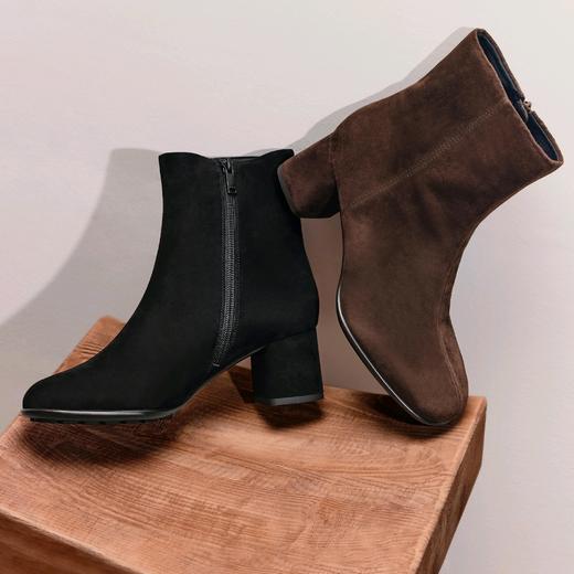 【云粉节】【思加图】BF楼思加图2025新款雾都恋人时装靴复古短靴粗跟黑色女靴子EIB02, 吊牌价1790 商品图2