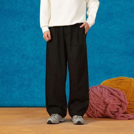 秋季基础抽绳布制长裤男款纪念日百货门店同款164743767 商品图0