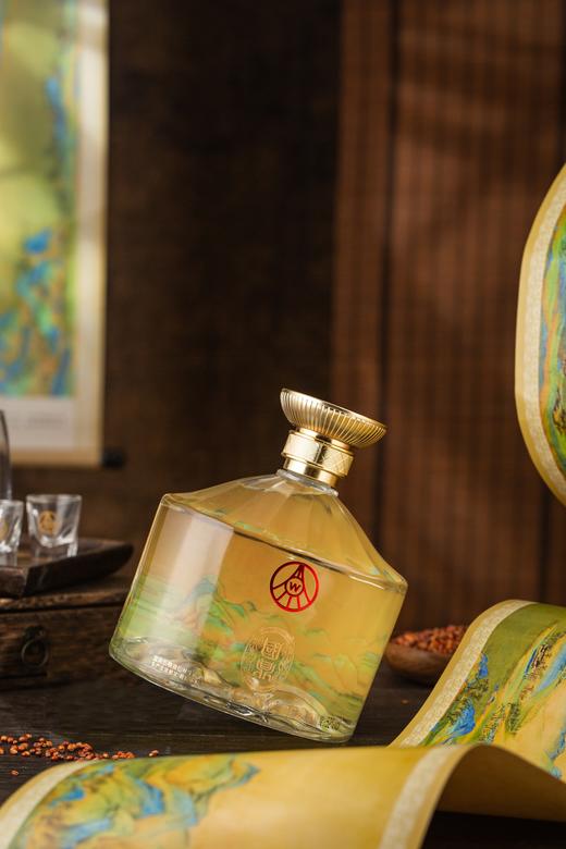 【酒体丰富醇正 醇正甘冽 绵甜爽净】五粮液国鼎千里江山大坛 LL 52%vol 植物类露酒（送千里江山图+2个酒杯） 商品图5