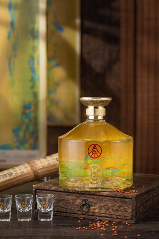 【酒体丰富醇正 醇正甘冽 绵甜爽净】五粮液国鼎千里江山大坛 LL 52%vol 植物类露酒（送千里江山图+2个酒杯） 商品图2