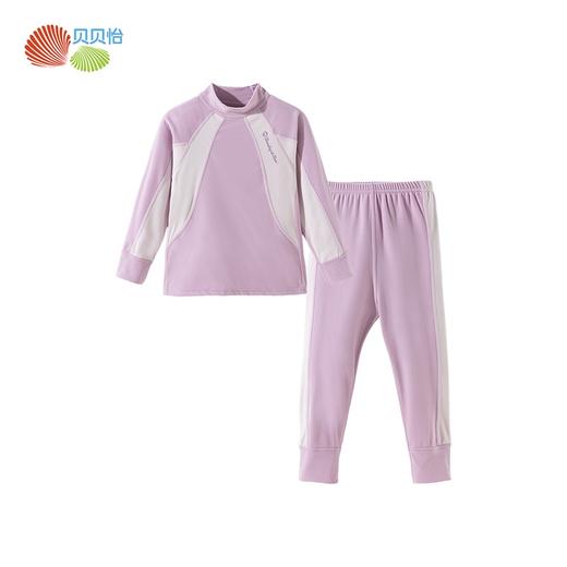 【7A抑菌】秋冬新款男女童双面磨毛短绒保暖内衣家居秋衣裤套装ZB3ET058 商品图7