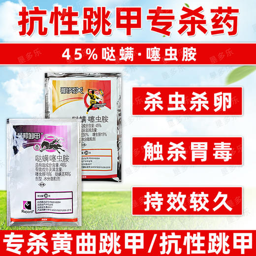 跳甲专杀药剂哒螨灵噻虫胺抗性黄条跳甲专用杀虫剂高含量农用正品 商品图2