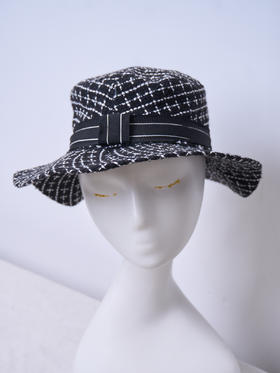 HJ6M05 - 漆黑色 帽子 -