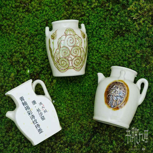 长沙窑铜官窑泥人刘陶瓷冰箱贴 商品图3