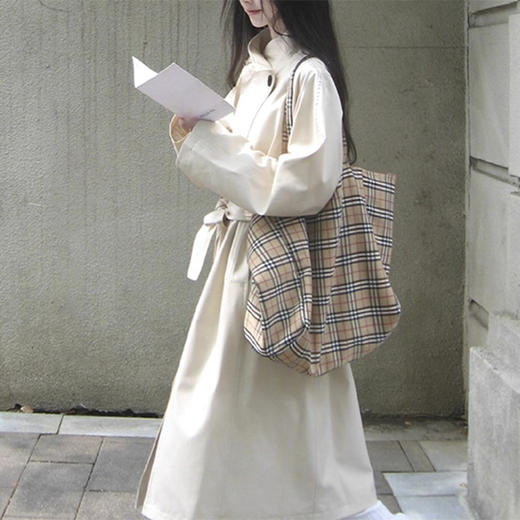 裁缝学苑AS574韩系立领中长款风衣纸样大衣系带外套打版裁剪 商品图3