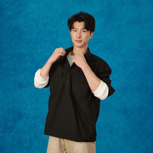 男士基础半开襟衬衫纪念日百货门店同款165294570 商品图1