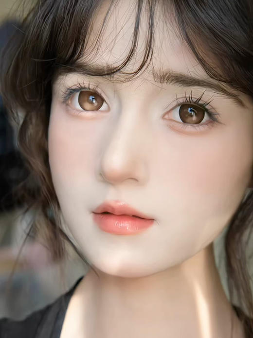 <大直径>Liliyacon-南洋琥珀 棕-14.5mm【日抛六片装/半年抛 0-1000度 含525/575】 商品图4