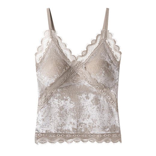 【冬日“小暖炉”❗法式性感V领吊带】贵妇质感，保暖轻奢，修身显瘦，优雅上托，圆润有型，加高侧比，后背加高不漏风，背心女免穿文胸内衣固定杯马甲美背内搭 商品图4