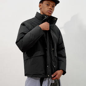 714street高蓬90白鸭绒防水羽绒服男款2025冬季潮牌宽松保暖外套
