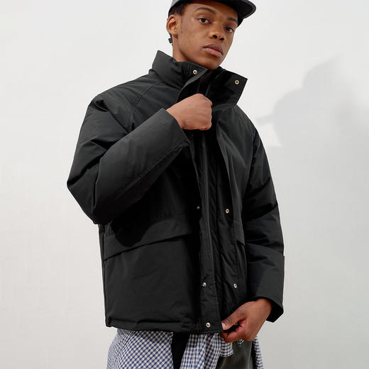 714street高蓬90白鸭绒防水羽绒服男款2025冬季潮牌宽松保暖外套 商品图0