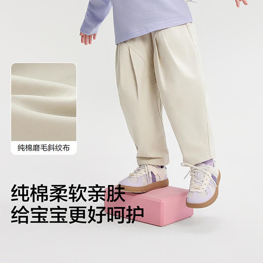 巴拉巴拉balaOne宝宝长裤纯棉裤子女童2025秋新款休闲裤甜美时尚★ 商品图3
