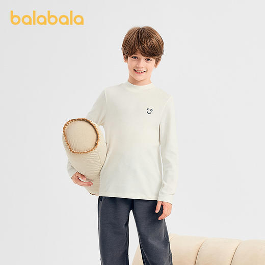 【商场同款】巴拉巴拉儿童打底衫男童女童睡衣保暖衣新款2025秋冬 商品图0