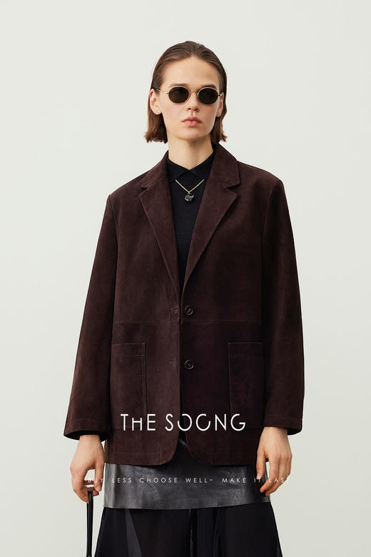 THESOONG/ 真皮进口100%羊皮外套  HWPY7417 商品图5