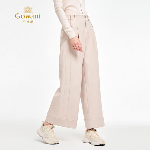 乔万尼2025新品知性风宽松直筒裤EZ3F145 商品图3