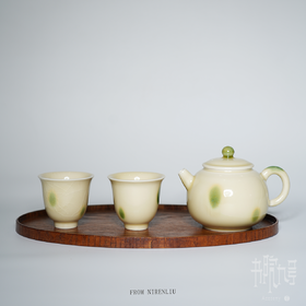 长沙窑点彩系列茶具套装