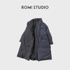 ROMI STUDIO冬日暖阳*95白鹅绒人字纹保暖长款鹅绒外套RWCWW86210 商品缩略图2