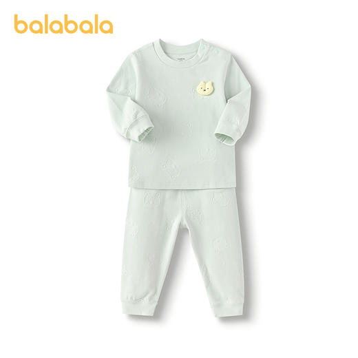 巴拉巴拉宝宝内着套装儿童家居服男女童2025新款高腰护肚亲肤舒适 商品图4