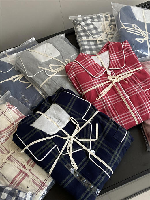 速抢！男女都有❗专柜💰348❗欧阳娜娜同款！比裸睡还舒适🤣【无印100%全棉情侣睡衣套装】越穿越软~环保活性印染，耐磨耐洗❗️商场一直在卖的经典款!!男女都有！可穿到180斤~ 商品图6