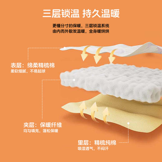 迪士尼童装男童夹棉连体衣新生婴儿夹棉宝宝外出加厚棉衣冬季新款ZD4EL027 商品图10