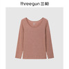 Threegun三枪 60支热力弹华绒圆领女士肌底衣-T20088A01 商品缩略图5