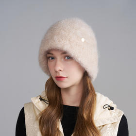 卡蒙马海毛绵羊毛甜美云朵针织帽大头围显脸小KM-9580