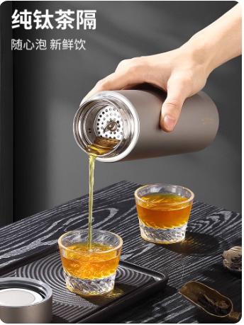 泰福高钛真空保温杯500mlT6029 商品图1