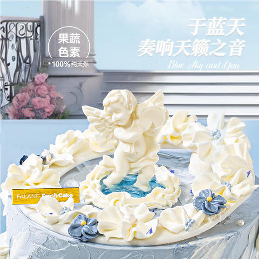 【天空之境】洁净无尘的秘境 0卡糖动物奶油蛋糕 商品图1
