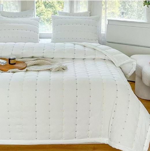 开诚2025新款心有千千结春秋被 马卡龙颜色可机洗柔软舒适耐用秋被 商品图1