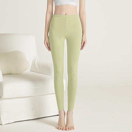 【A类新疆棉❗️超柔超亲肤保暖裤】0甲醛，7A级全身抑菌，上身就像穿着棉花云，超舒服！95%纯棉秋裤女士7A抑菌春秋冬女学生修身棉毛裤打底裤 商品图5