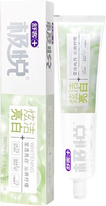 舒客亮齿白(清新柠檬)牙膏210g盒（15011518） 商品图2
