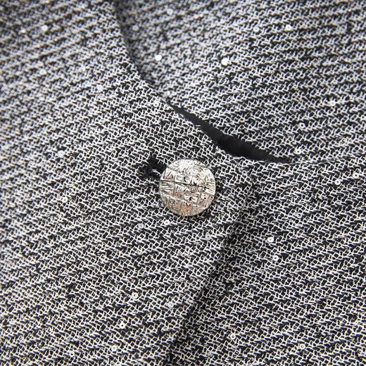 「高货wl」全新升级【铂金会员330/天猫449/差价119】(42125)洛诗琳优雅轻奢小香风外套2025秋季法式通勤赫本收腰外套 商品图2