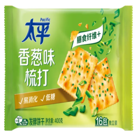 【超市】亿滋太平梳打香葱口味饼干400g