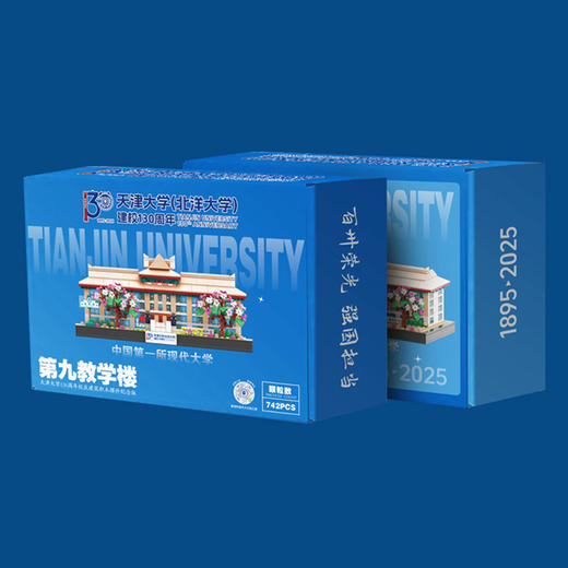 天大地标-第九教学楼积木摆件 商品图2