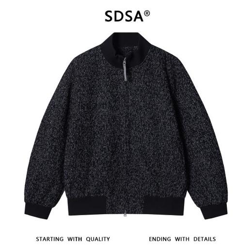 5549SDSA男士秋冬新款痞帅男装韩版撞色小香风半拉链立领卫衣百搭时尚 商品图1