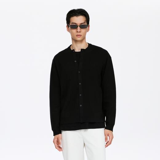 oneup羊毛男式针织开衫 商品图3