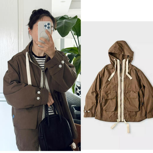 重工45*R-山系松身密织连帽外套夹克【包邮+三天无理由退换】 商品图0