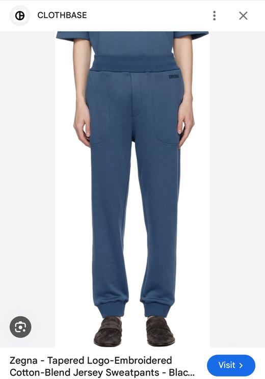 E.Z 25秋季款 毛圈束口长裤 WK824 商品图2