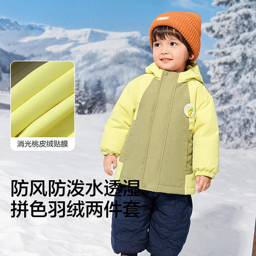 【商场同款】巴拉巴拉宝宝羽绒服男童两件套冬2025新款外套恐龙潮 商品图3