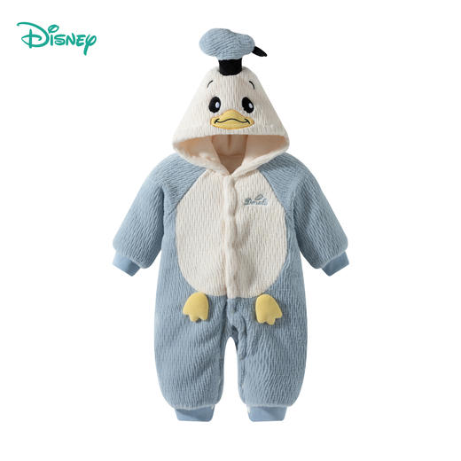 迪士尼童装男童夹棉连体衣新生婴儿夹棉宝宝外出加厚棉衣冬季新款ZD4EL027 商品图4