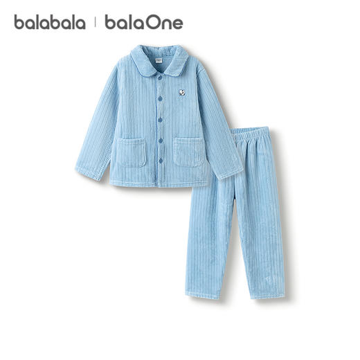 巴拉巴拉balaOne儿童家居服套装2025冬季法兰绒男女童睡衣可外出 商品图4